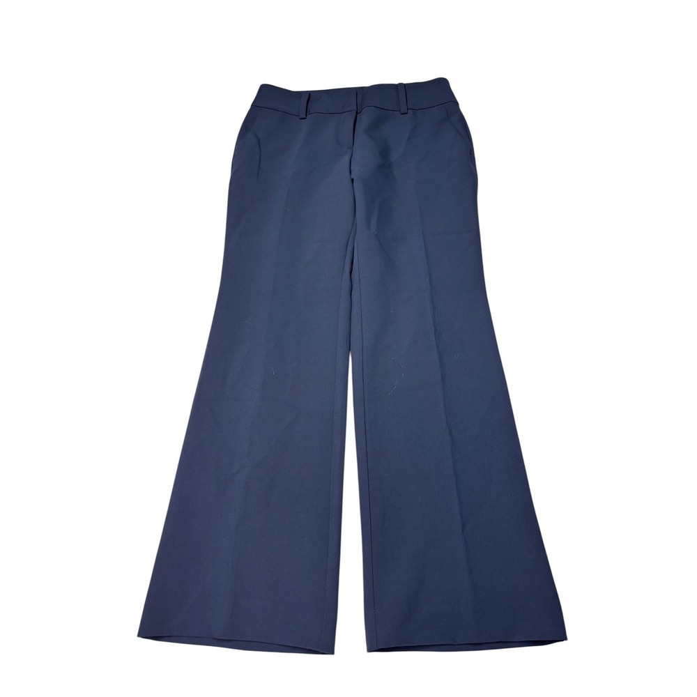 NWT Ann Taylor Factory Navy Blue Curvy Fit Trouser Dress Womens 8P 31X30 Petite